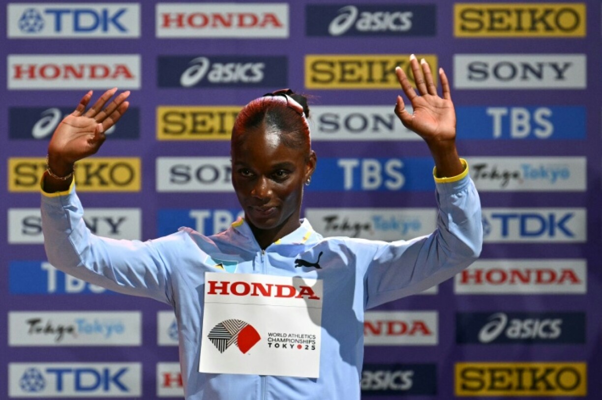 Saint Lucia's world 100m bronze medallist Julien Alfred