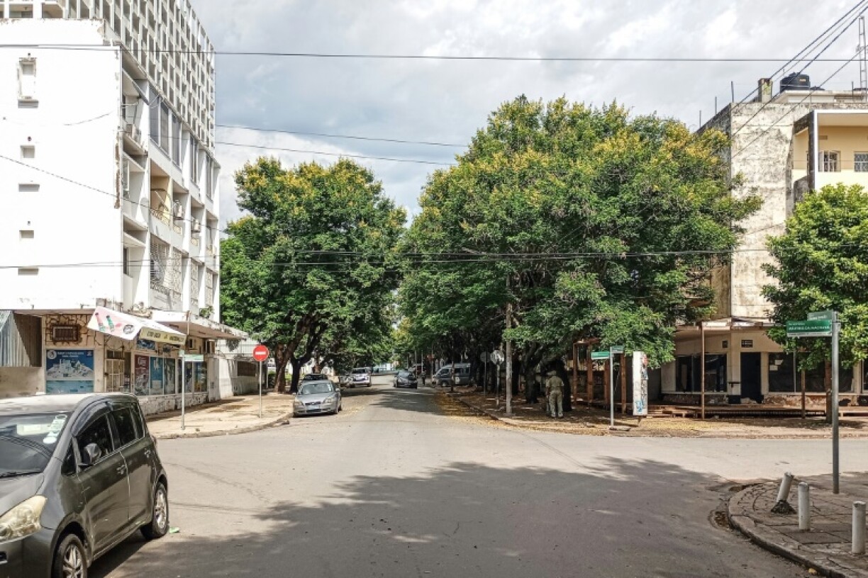 Many businesses were shut in the capital Maputo