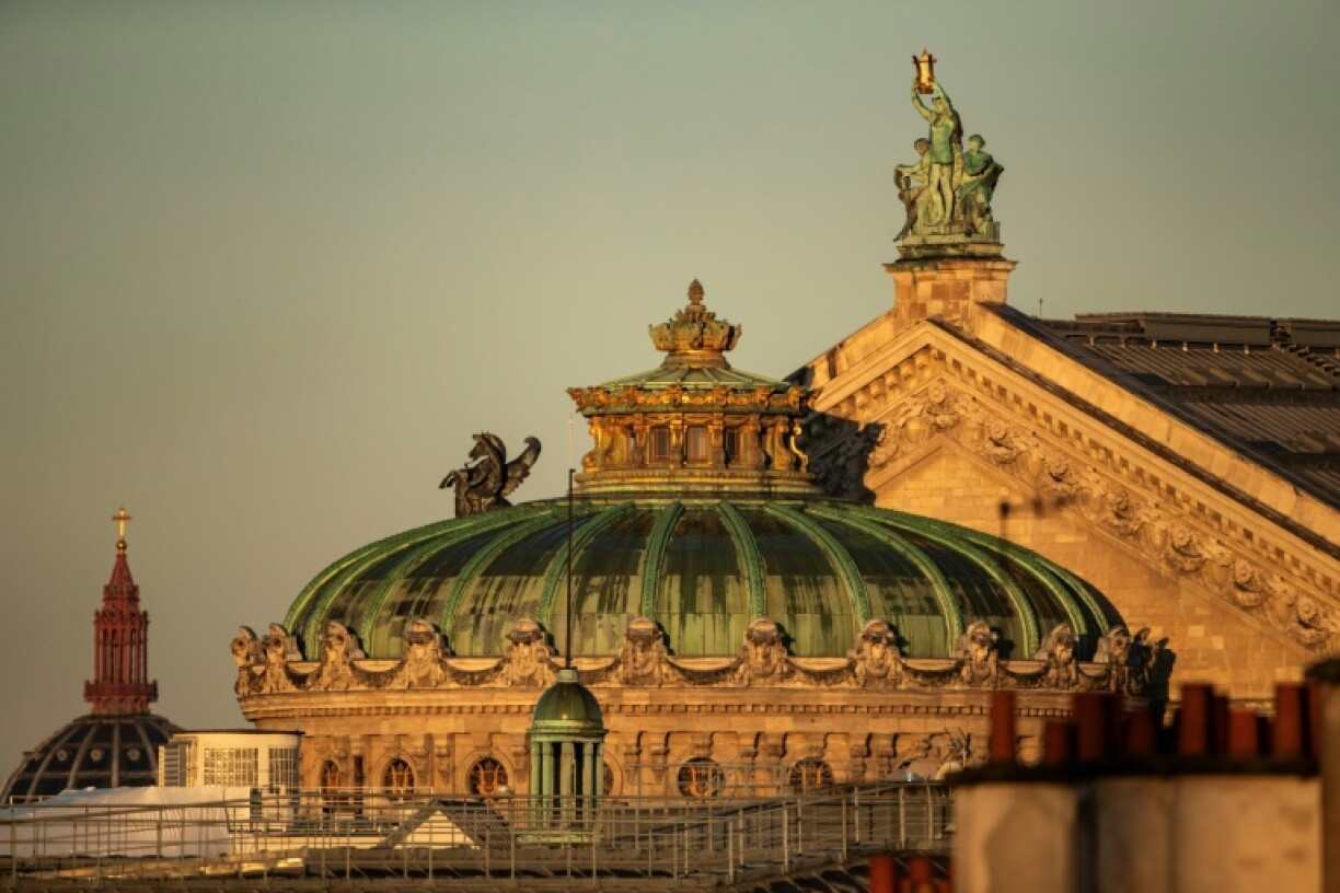 The Dries Van Noten fashion show was staged in Paris's ornate Garnier opera house