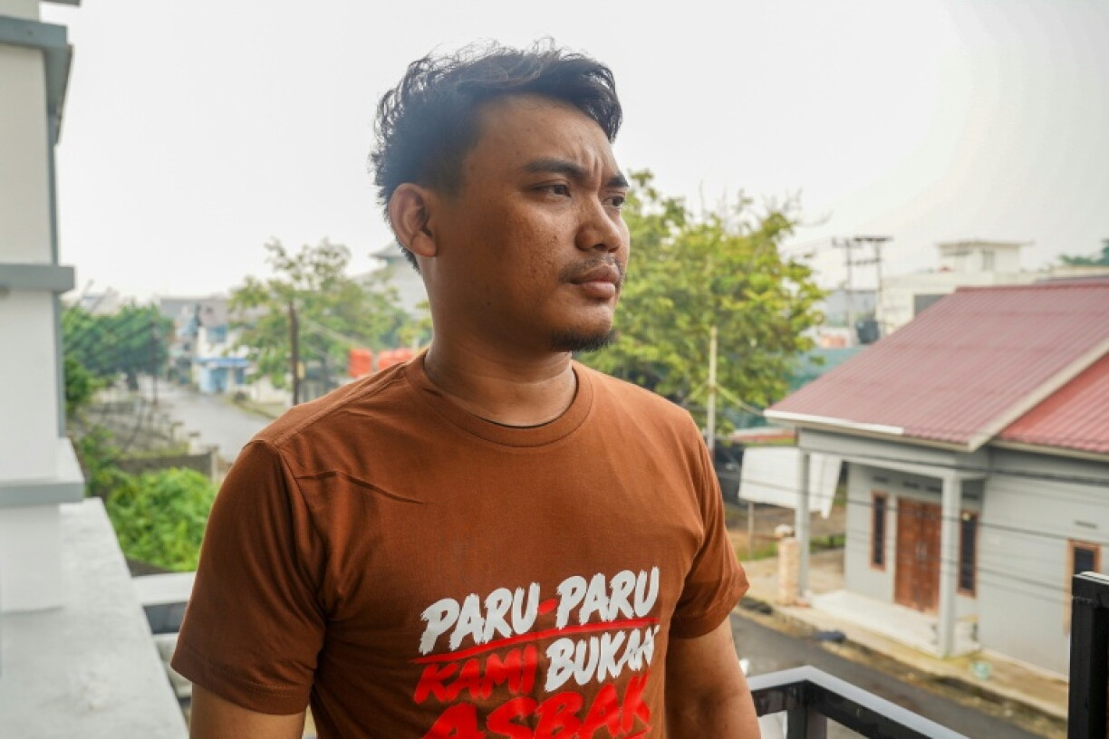 Sisilius Rami says the haze in Indonesia's West Kalimantan affects every aspect of daily life