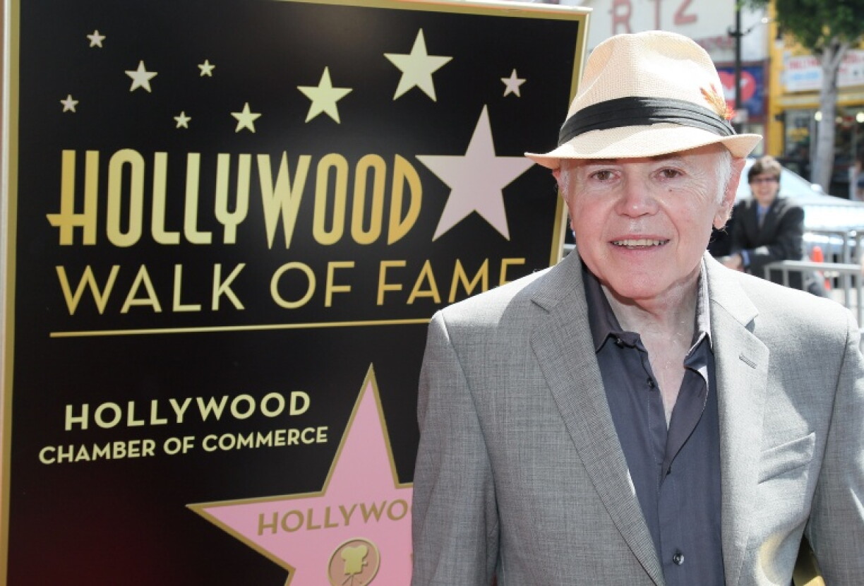 Actor Walter Koenig, shown here receiving a star on the Hollywood Walk of Fame in 2012