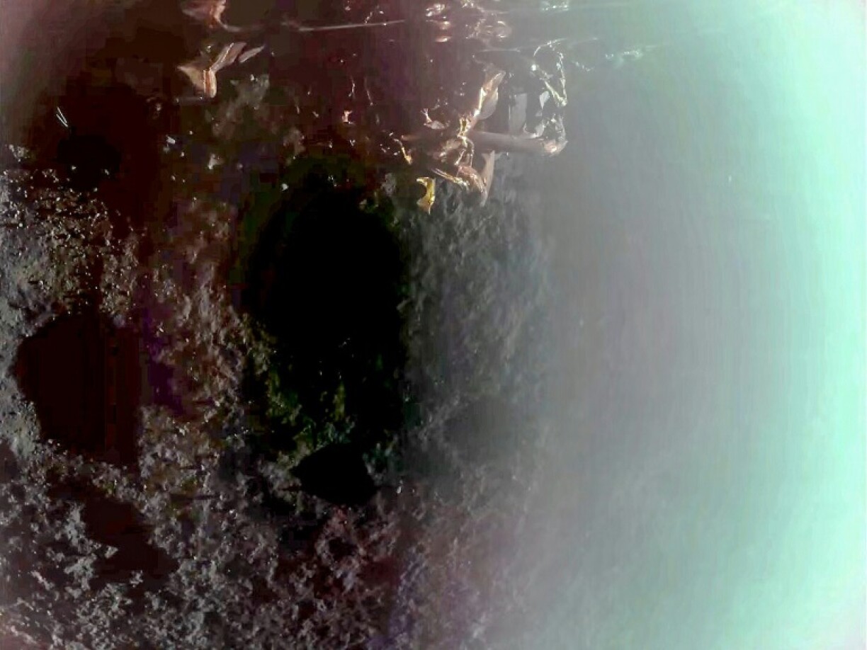 This image grab from a March 2, 2025 video and released by Firefly Aerospace shows Firefly's Blue Ghost lander during its lunar landing as part of the Ghost Mission 1