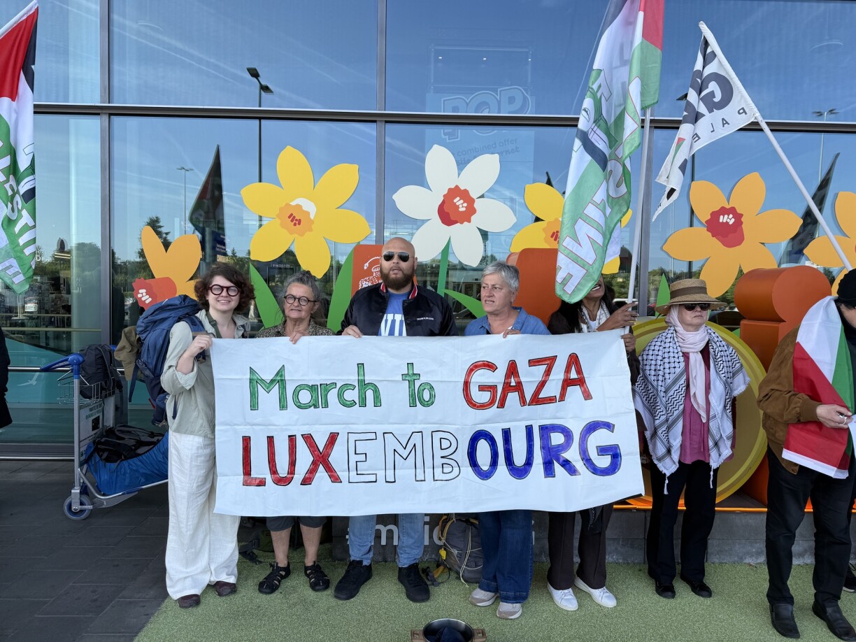 From left to right: Maya Garman, Georgette Hein, Samuel Taqui, Mira Pinzi, and Lalla Zeineb Bouanani