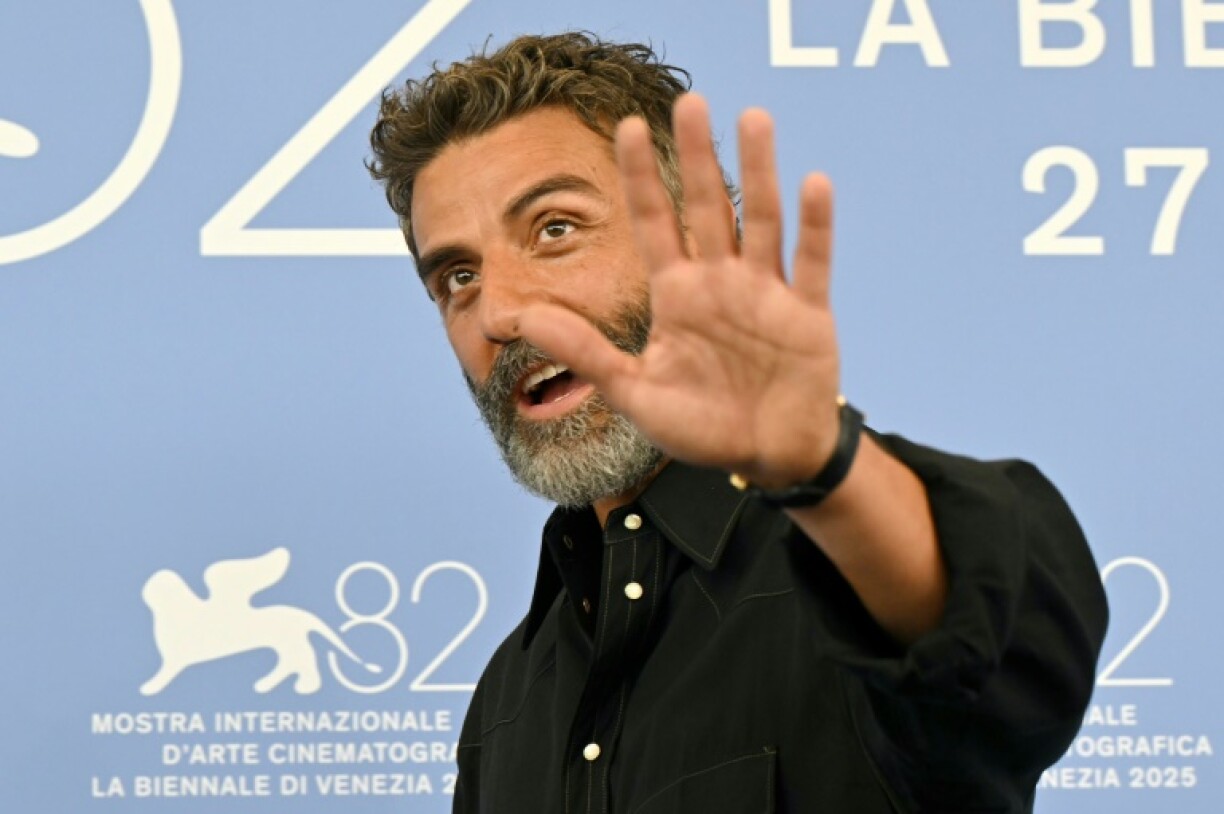 US actor Oscar Isaac plays Dr Frankenstein