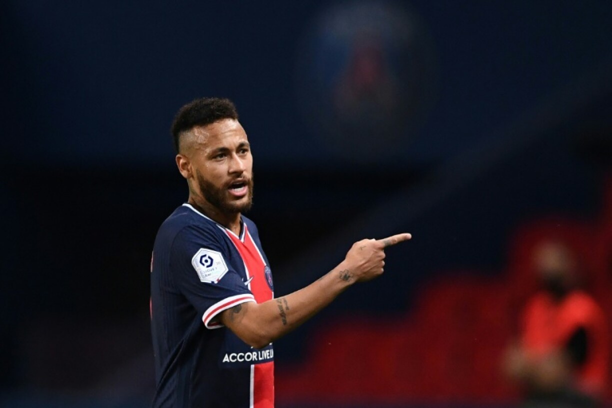L'attaquant brésilien du Paris-SG, Neymar, lors du match de Ligue 1 contre Marseille, au Parc de Princes, le 13 septembre 2020