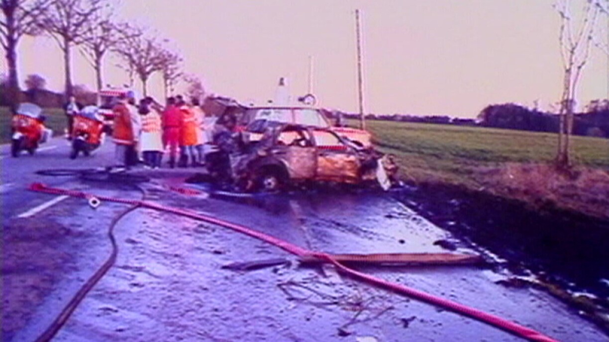 Accident between Alzingen and Schlammesté in March 1989