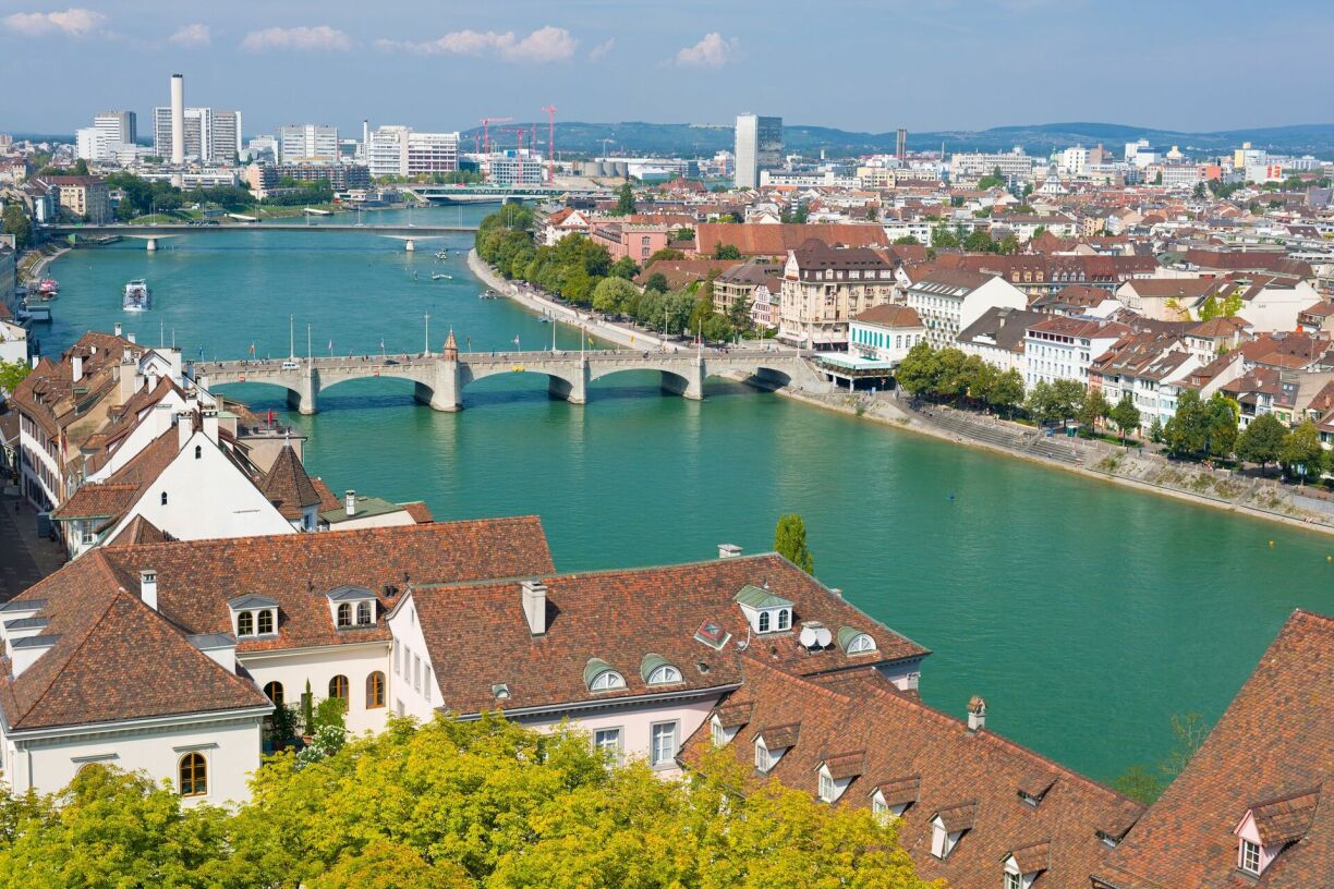 La ville de Bâle, en Suisse.