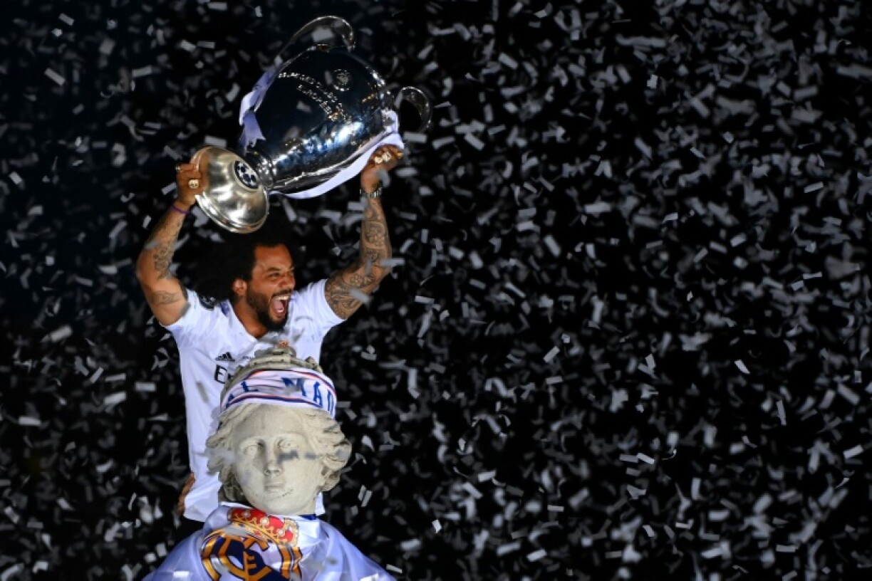 Marcelo won the last of his five Champions League titles when Real Madrid beat Liverpool in the 2022 final