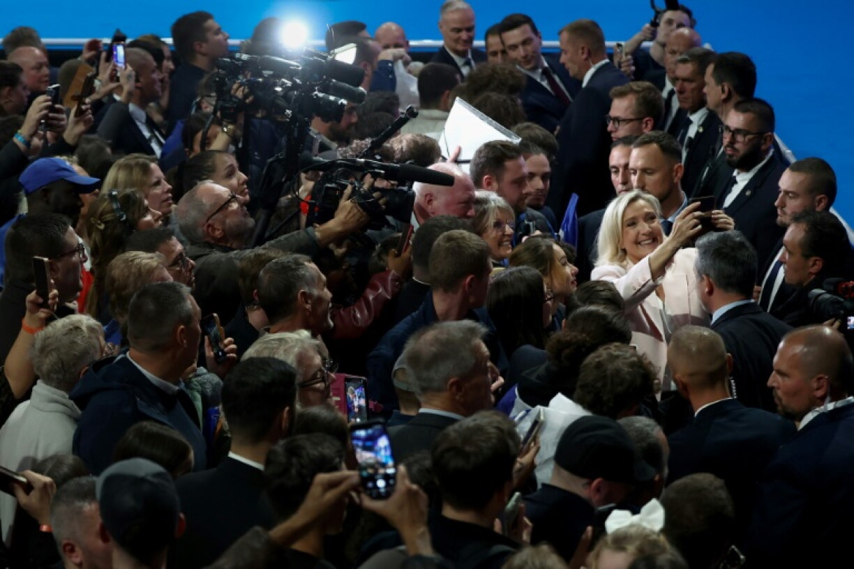 Polls show far-right candidate Marine Le Pen is the frontrunner in the race to succeed centrist President Emmanuel Macron next year