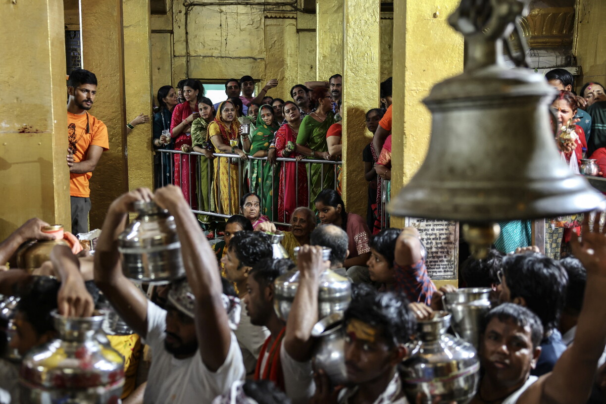 Symbolbild aus engem Hindu-Tempel