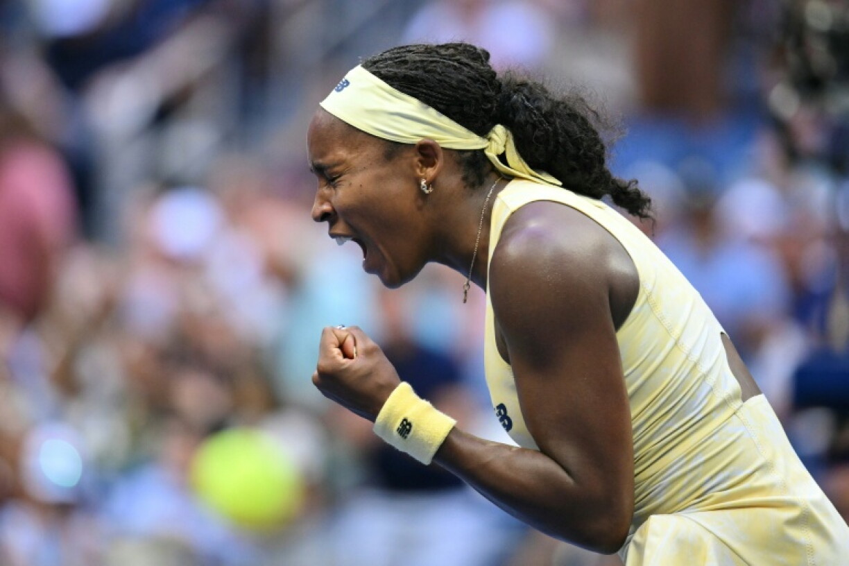 Coco Gauff après sa victoire contre Cristina Bucsa au troisième tour de l'US Open, le 5 septembre 2026 à New York