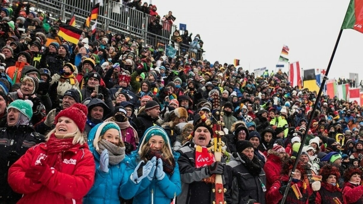 Vill Leit wollte sech d'Spektakel zu Oberhof net entgoe loossen.