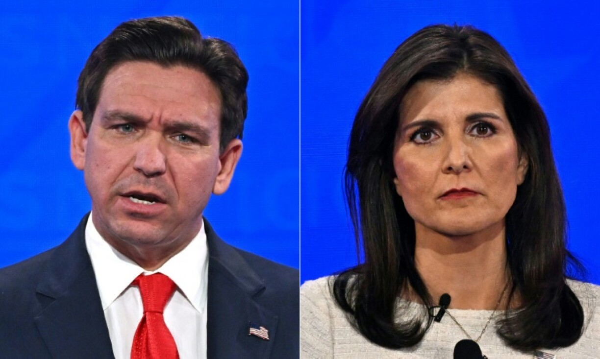 De Ron DeSantis an d'Nikki Haley.