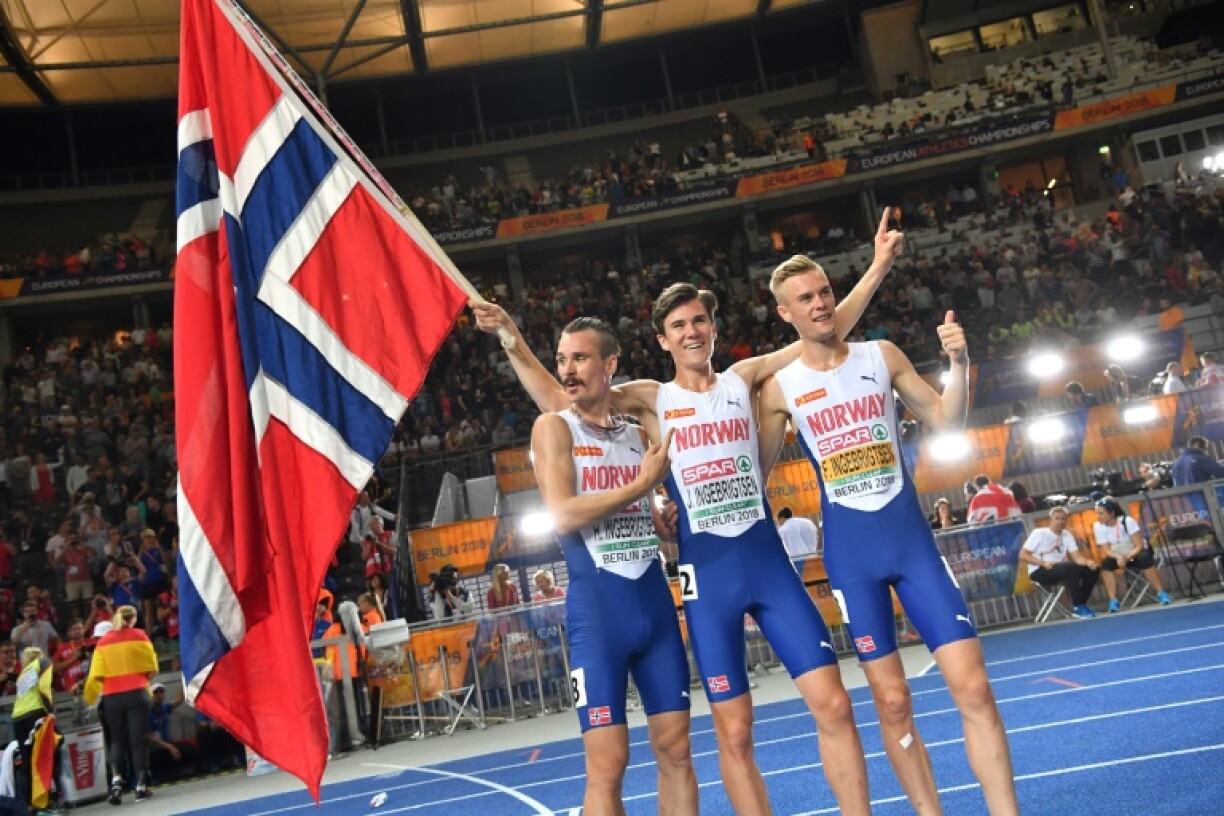 Norway's Henrik, Jakob and Filip Ingebrigtsen in 2018 accused their father Gjert of abuse