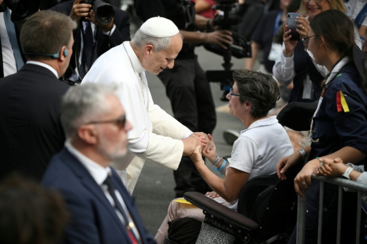 Pope Leo XIV addressed pilgrims who were sick or suffering from disabilities