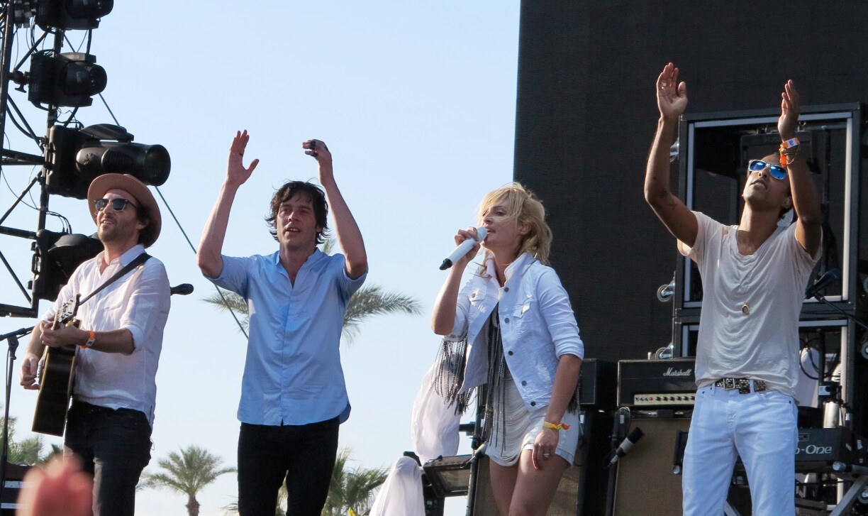 Metric live at Coachella in April 2013.