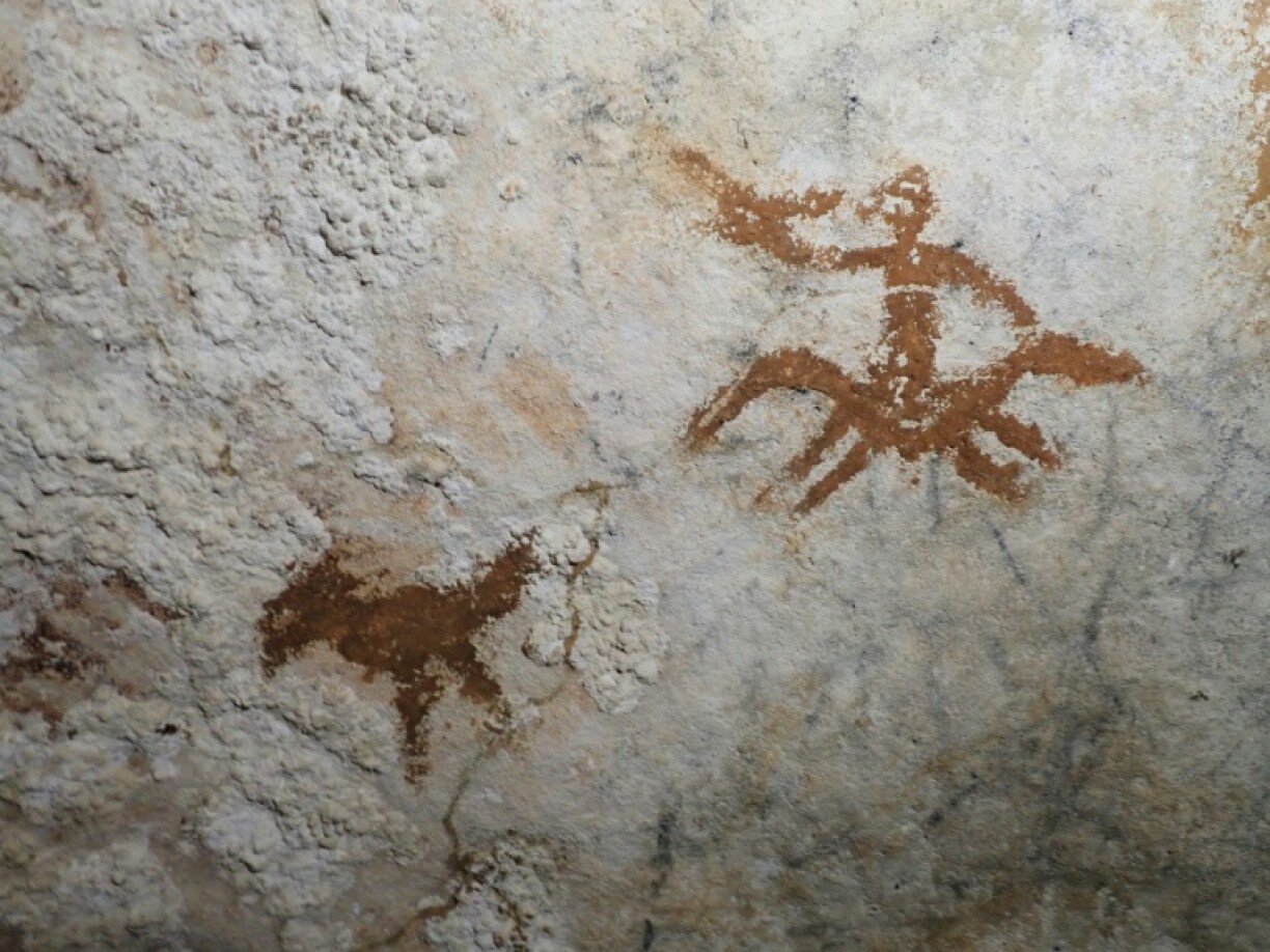 Wissenschaftler haben in Indonesien die älteste Höhlenkunst der Welt entdeckt. Die Höhlenmalerei sei mindestens 67.800 Jahre alt, hieß es in einer am Mittwoch im Fachmagazin "Nature" veröffentlichten Studie.