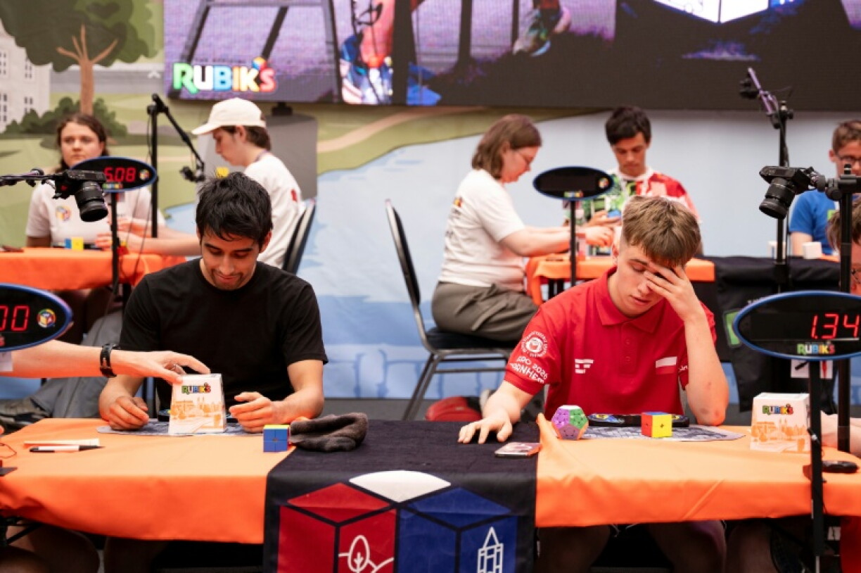 Les Championnats d’Europe de Rubik’s Cube 2026 à Arnhem (Pays-Bas), le 17 juillet 2026