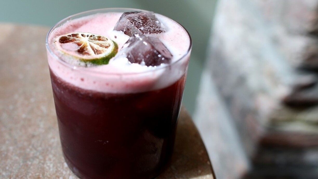 Un des nombreux cocktails sans alcool servis au Virgin Mary