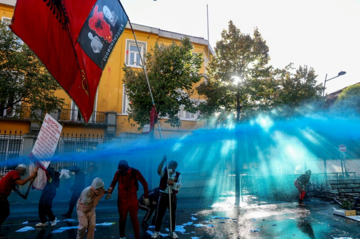 It was the second consecutive day of protests