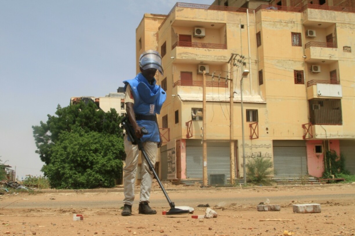 (FILES) Reconstruction has begun after fighting between Sudan's army and the paramilitary Rapid Support Forces (RSF), which broke out in April 2023, left the capital battered and hollowed out