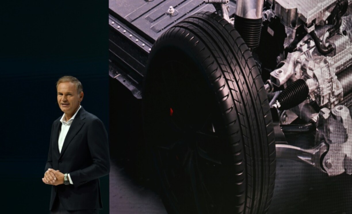 Le patron du constructeur automobile allemand Volkswagen Olivier Blume au salon de l'automobile de Munich le 4 septembre 2023