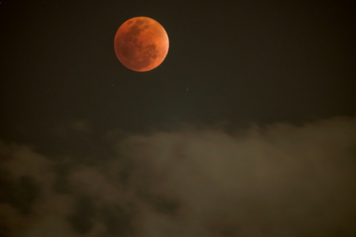 Stargazers in Johannesburg were among those getting a clear view of the Blood Moon