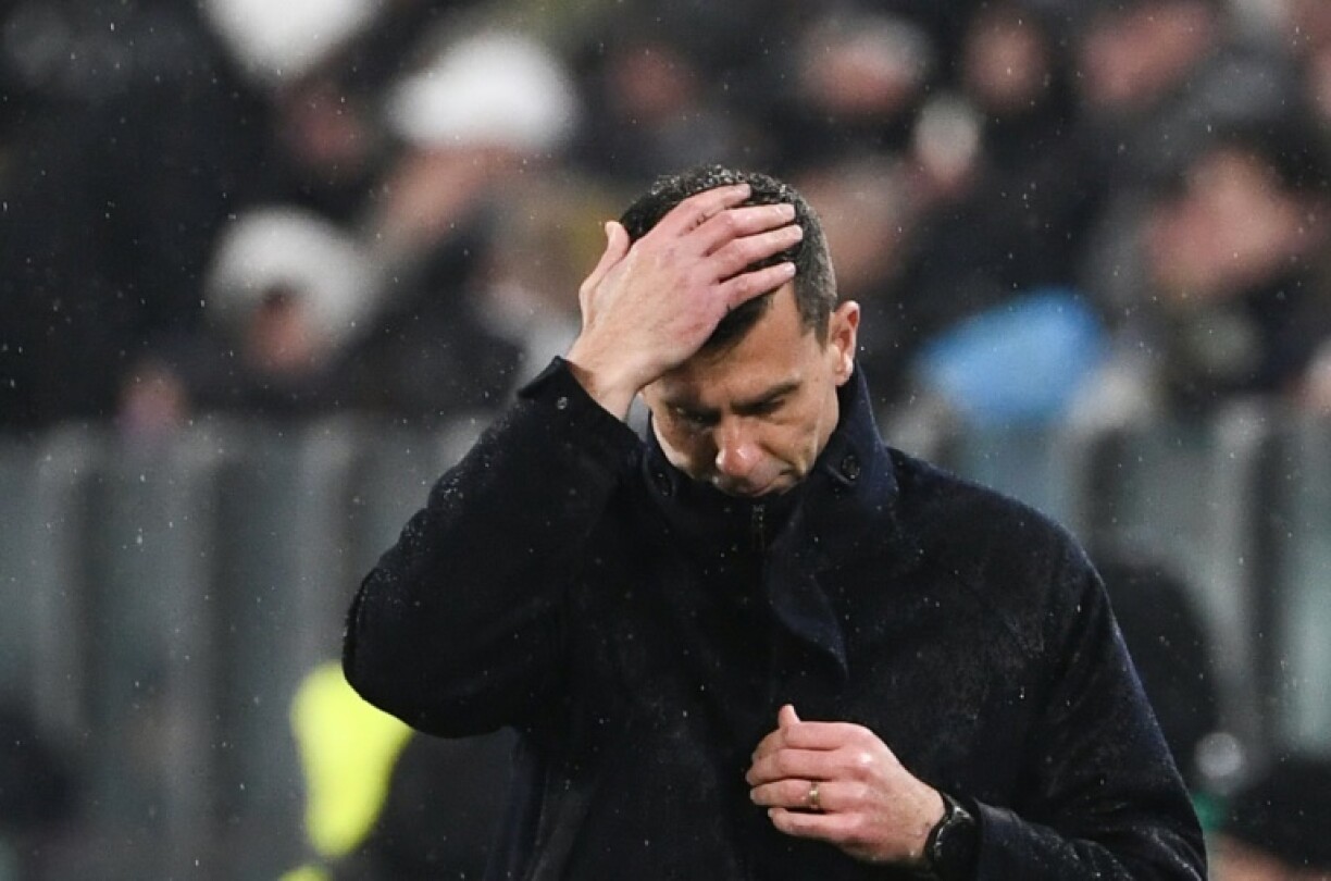 All over: Thiago Motta has been sacked as Juventus coach