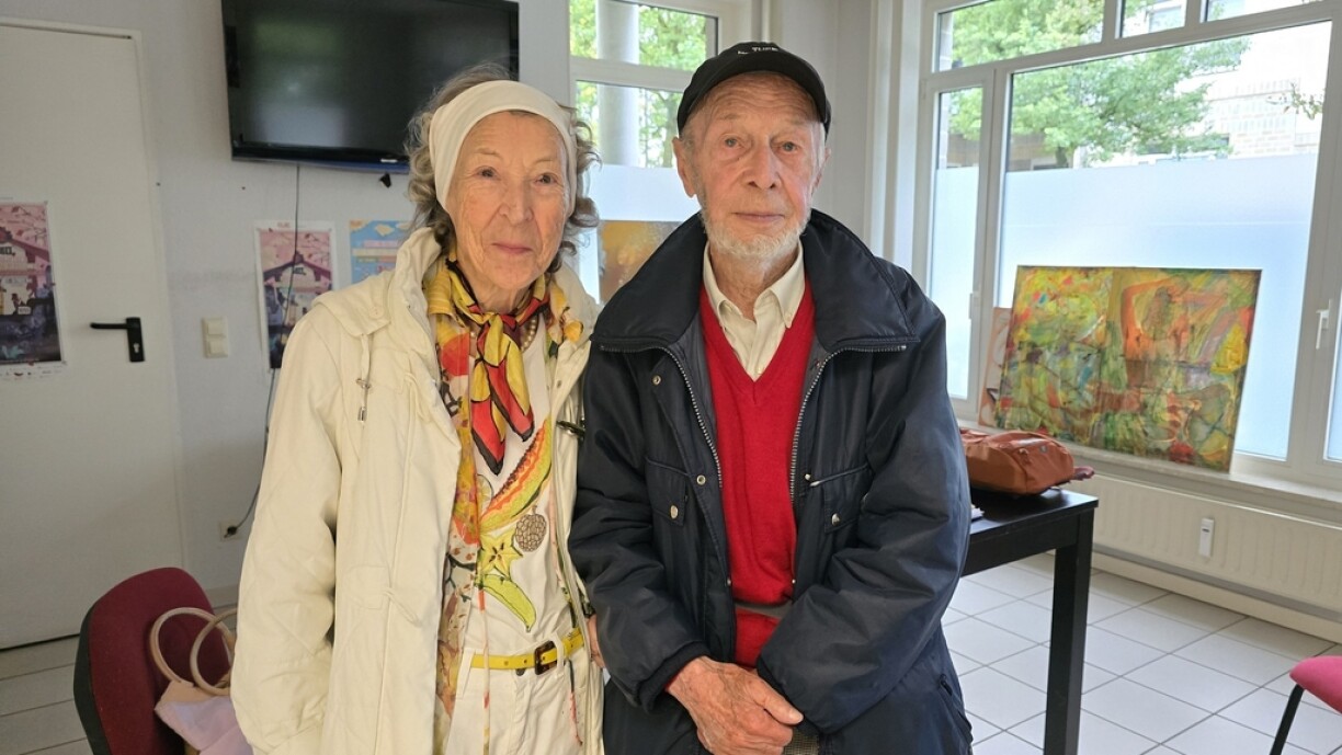 Le couple Lucien et Colette Schumacher