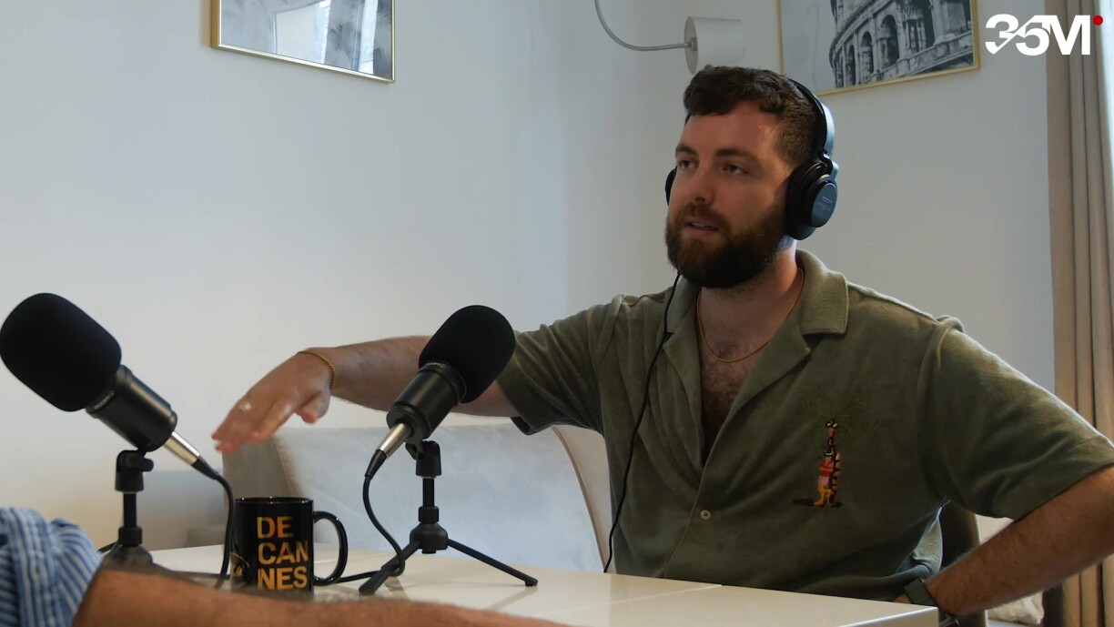 De Fabien Colas am Joer 2024 am Podcast "35M Elevator Pitch".