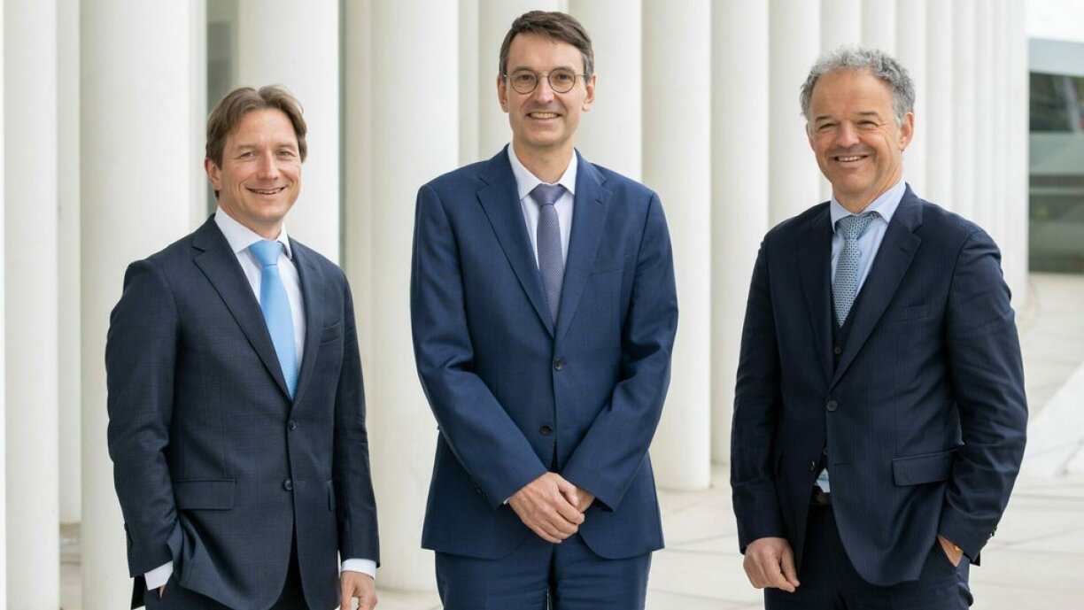 De gauche à droite: Jean-Paul Olinger, Marc Wagener et Michel Reckinger