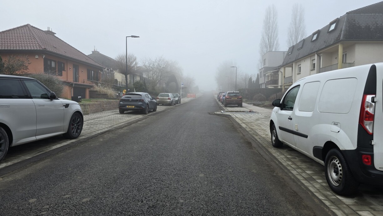 Calm had returned to the neighbourhood on Tuesday morning.