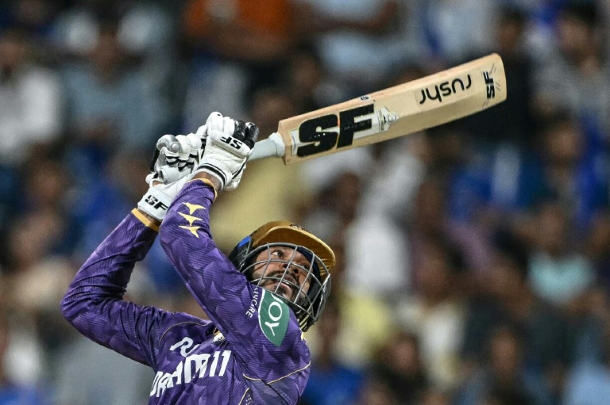Kolkata Knight Riders' Venkatesh Iyer hammered 60 off 29 balls to hlpe beat Hyderabad