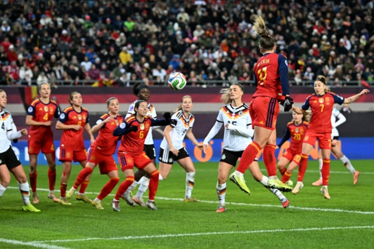 The Germans dominated much of the game as Spain sat deep to protect their goal