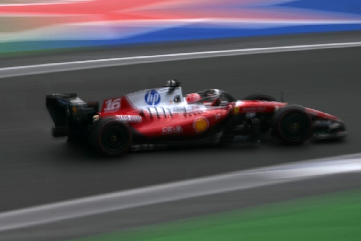 Ferrari's Charles Leclerc shows speed in Mexico