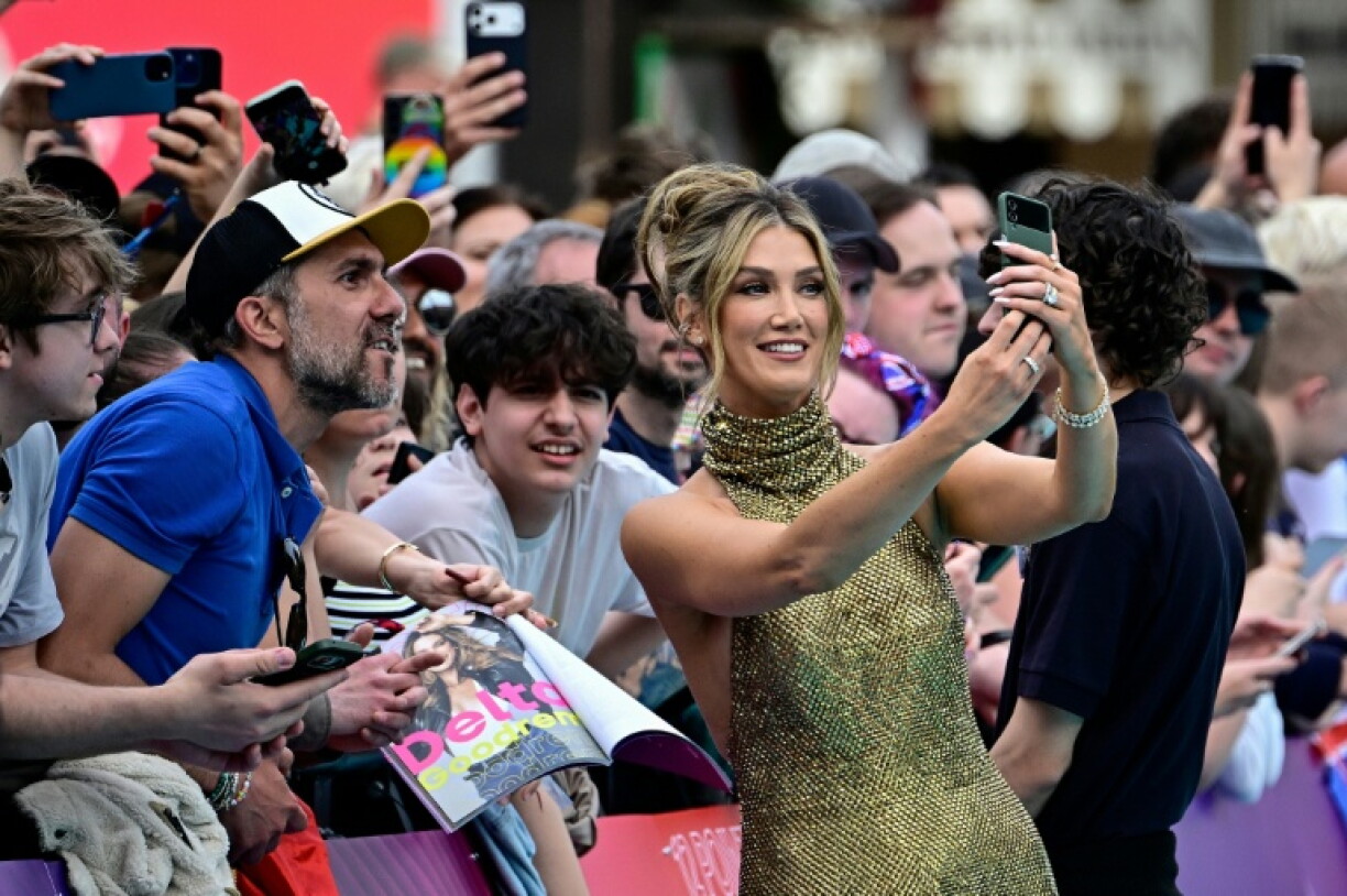L'artiste australienne Delta Goodrem à Vienne, en Autriche, le 10 mai 2026.