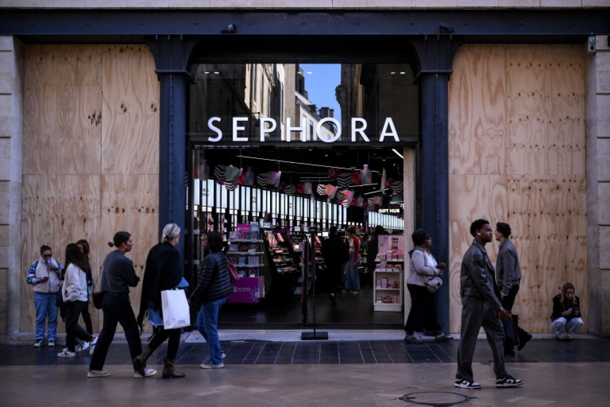 Many major brandname shops were targetted during looting on the sidelines of protests two weekends ago