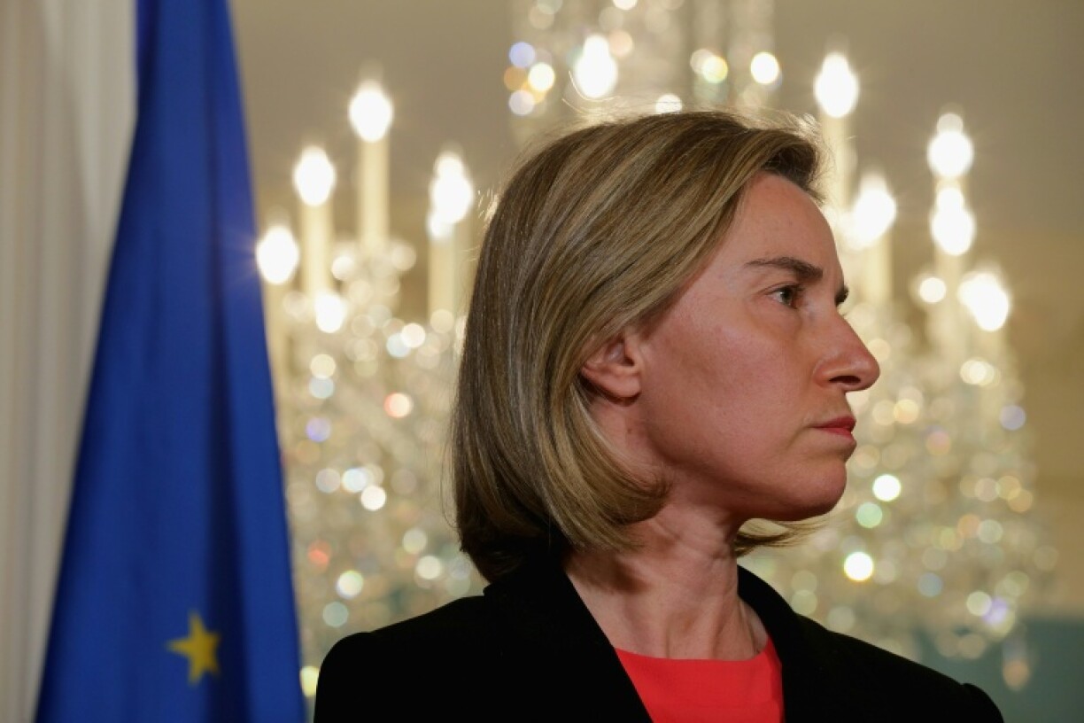 Federica Mogherini à Washington, le 4 mai 2016