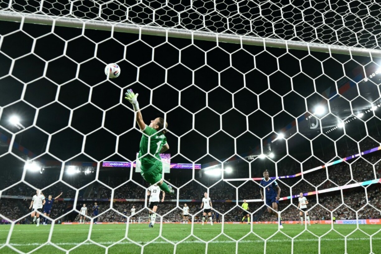 Ann-Katrin Berger helped Germany into the semi-finals of Women's Euro 2025