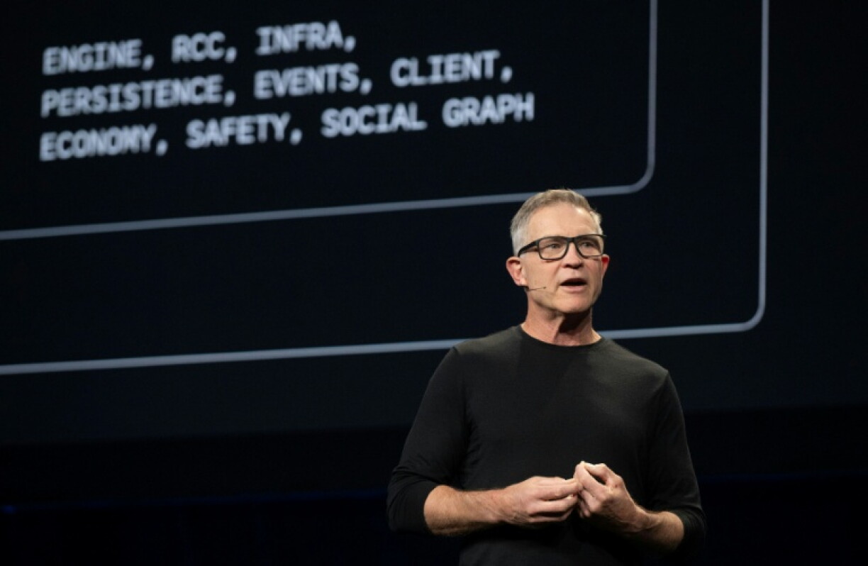 David Baszucki, cofondateur et PDG de Roblox, à l'ouverture de la conférence des développeurs de l'entreprise à San José, en Californie, le 11 septembre 2026