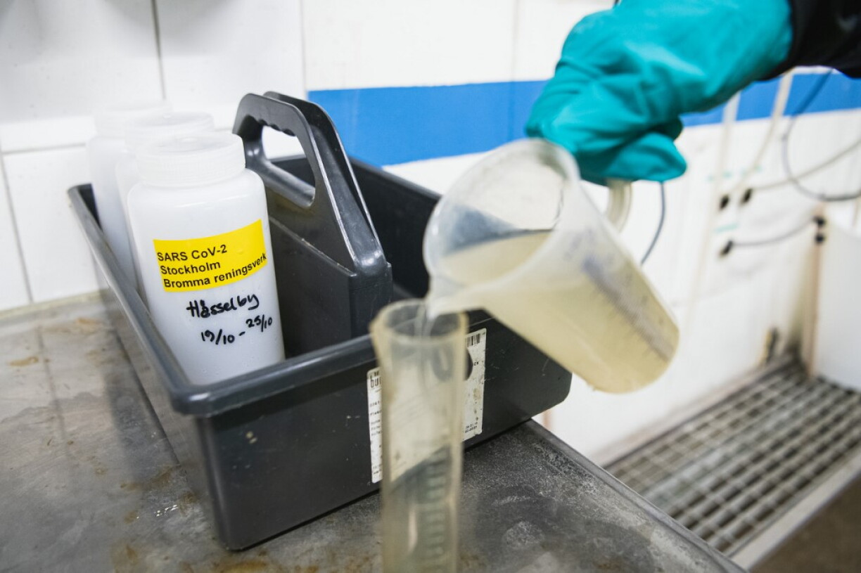 Les fragments de covid-19 analysés dans les eaux résiduaires des stations d'épuration indique une stagnation à haut niveau de la pandémie.