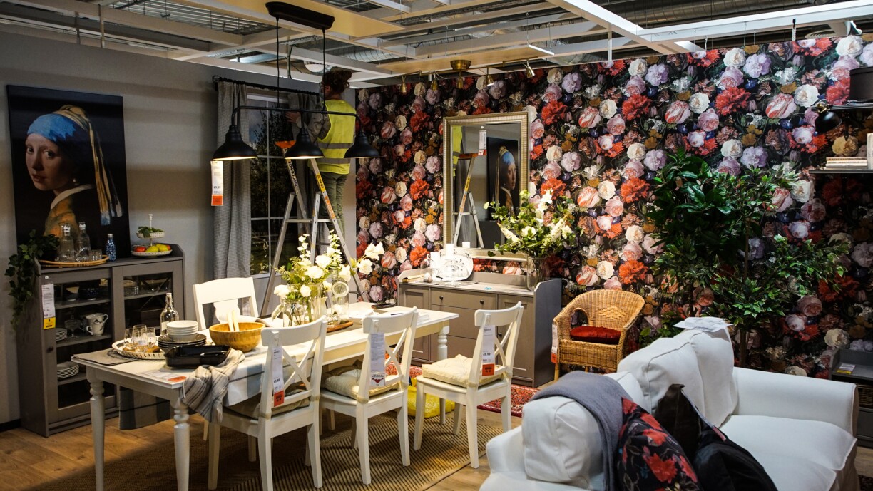 The showrooms are undergoing major renovations.