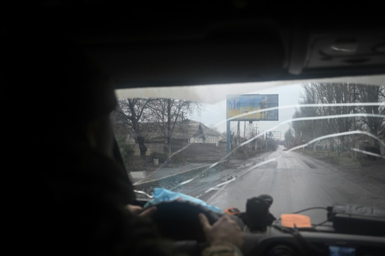 Driving around the city of Pokrovsk has become perilous