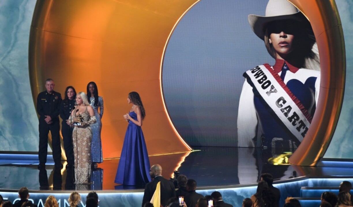 It was Beyonce's night at the Grammys, with her first-ever Album of the Year win