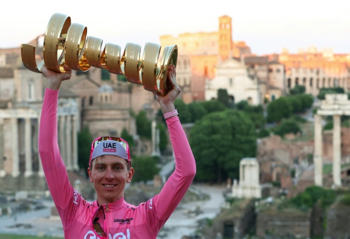 Tadej Pogacar won last year's Giro d'Italia