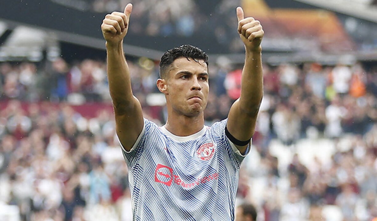 Il ne s'arrête plus: Cristiano Ronaldo inscrit sont 4e but en 3 matchs pour Manchester