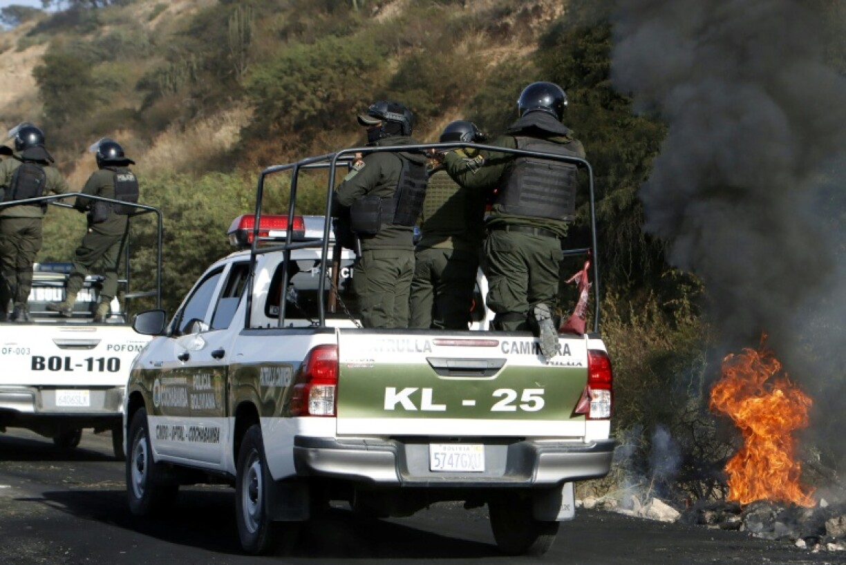 The Bolivian government accuses ex-president Evo Morales of trying to sabotage elections by calling for blockades to sow chaos