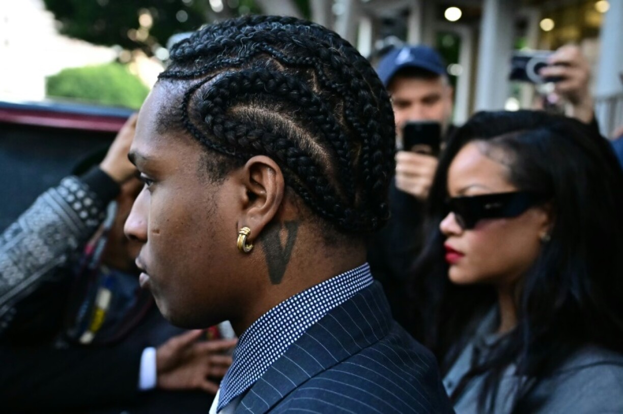 Rihanna and Rakim Mayers aka A$AP Rocky left the Los Angeles court shortly after the verdict was read