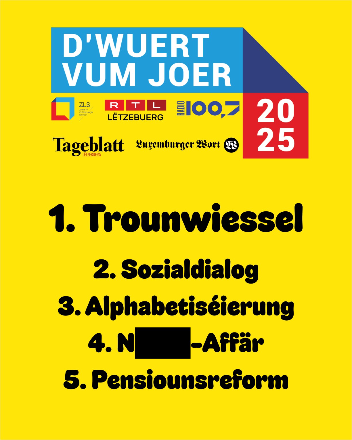 Den Numm vun der 4. Plaz huet aus rechtleche Grënn vun eis musse maskéiert ginn.