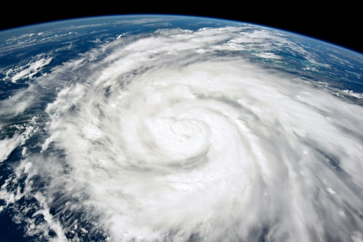 Image de l'ouragan Ian prise depuis la station spatiale internationale (ISS) le 26 septembre 2022